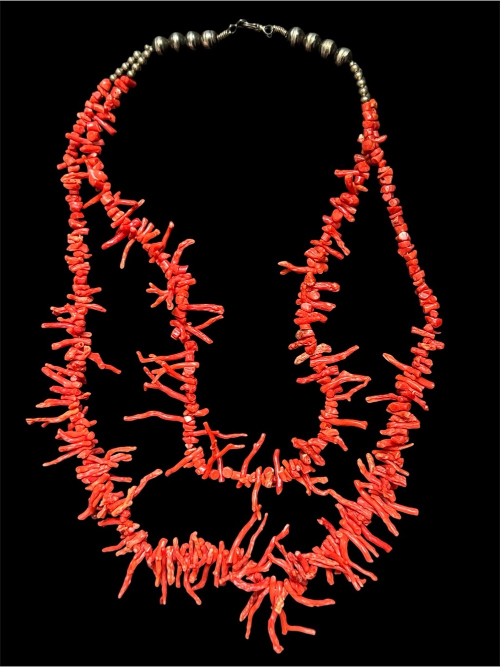 Vintage Red Coral Necklace